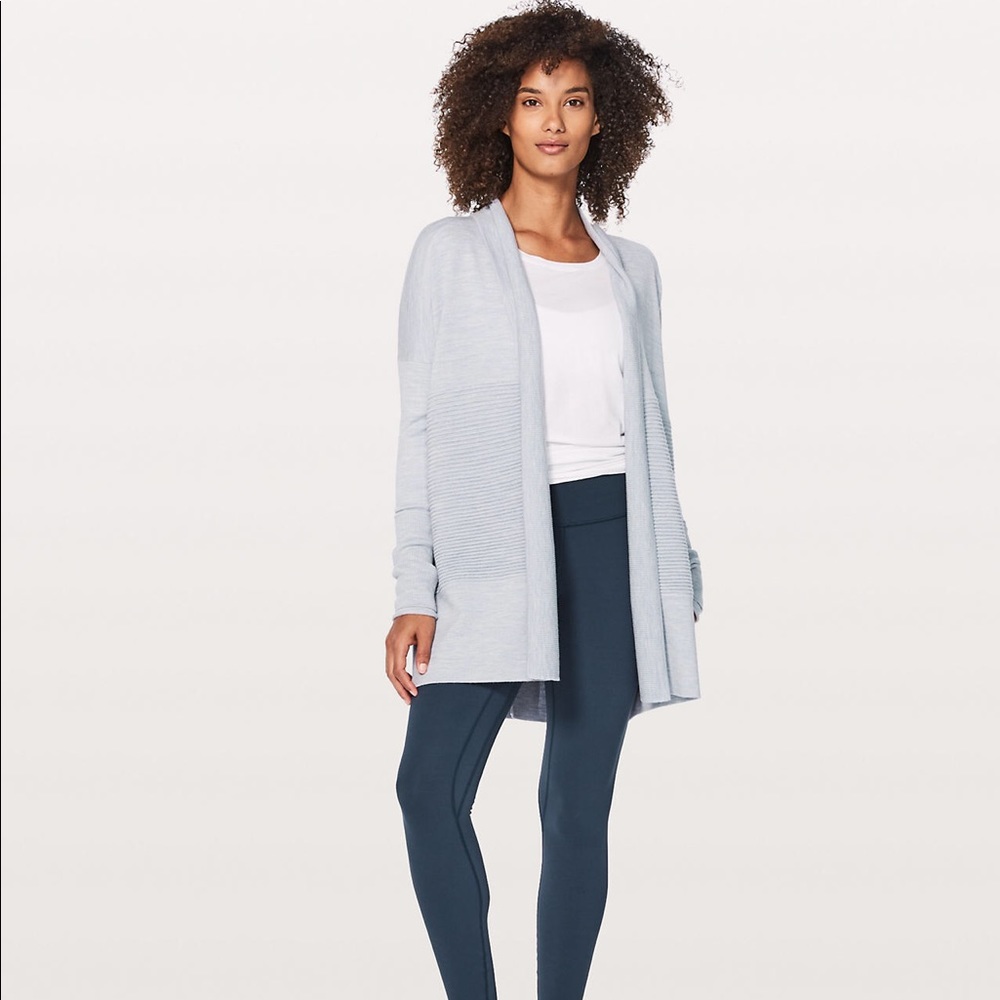 Lululemon Sit In Lotus Wrap 4 Heathered Starlight
